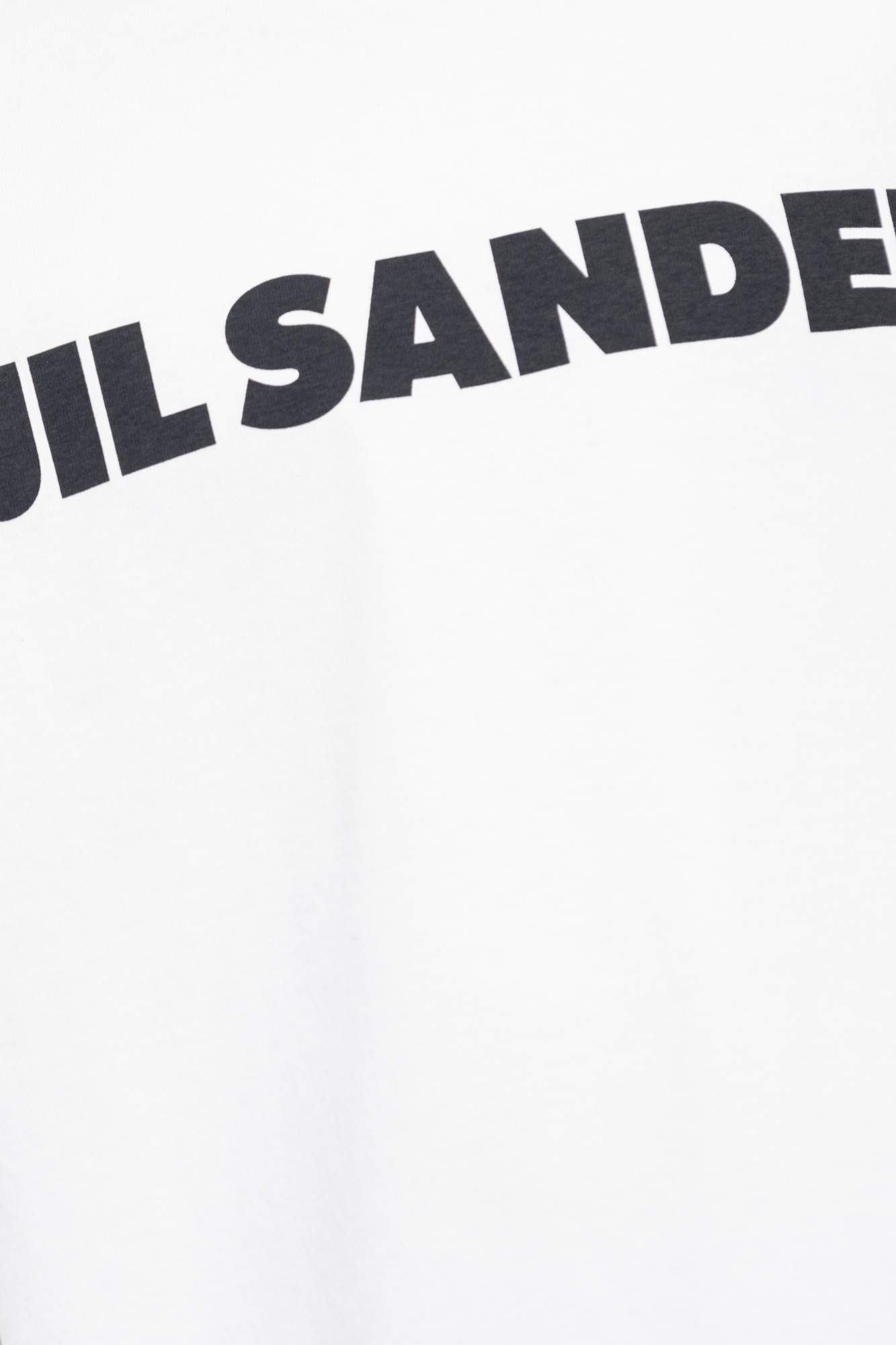 White T-shirt with logo JIL SANDER - Vitkac GB